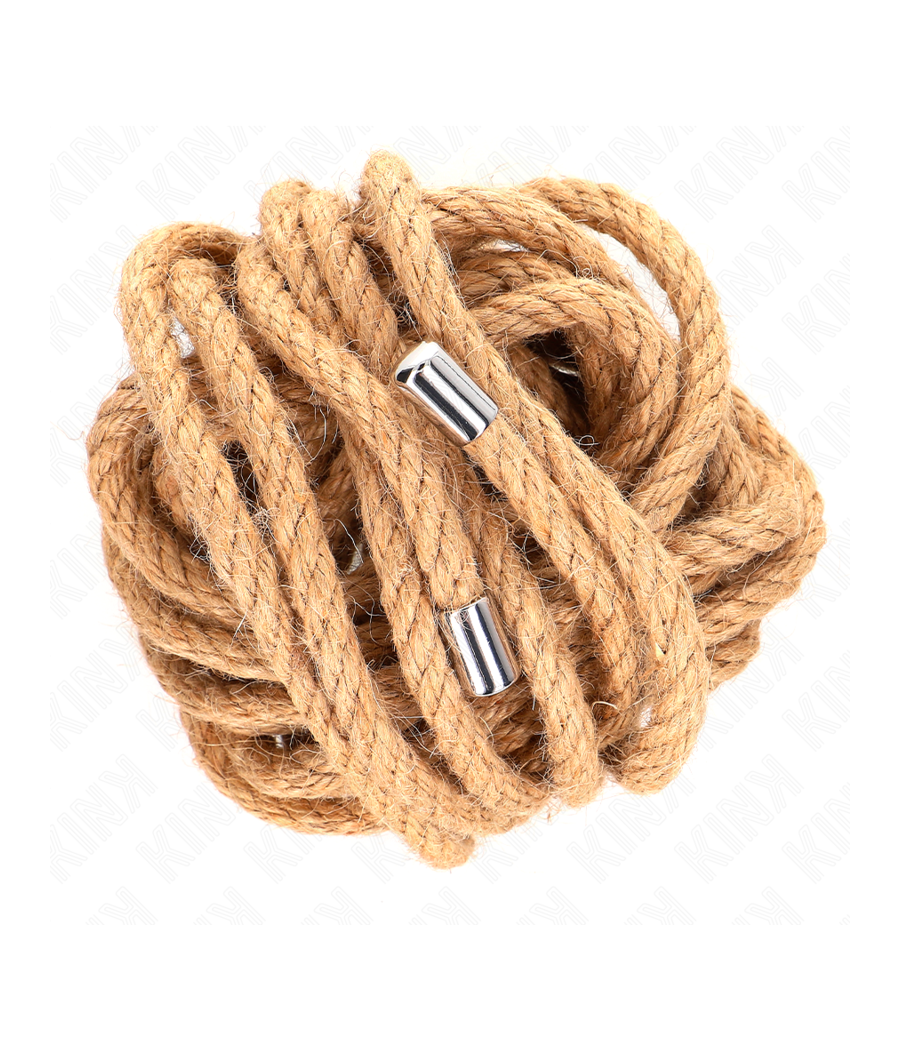 KINK - CORDA DI CANAPA CON TESTA IN METALLO 5 METRI