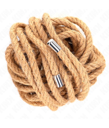 KINK - HEMP ROPE WITH METAL HEAD 5 METER