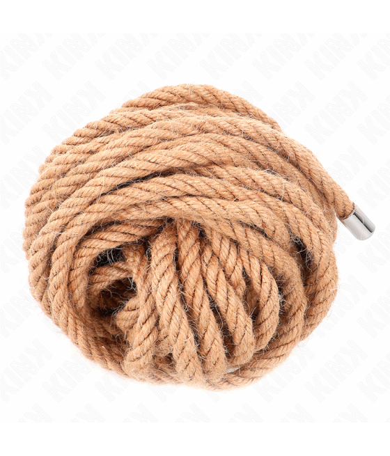 KINK - CORDA DI CANAPA CON TESTA IN METALLO 10 METRI