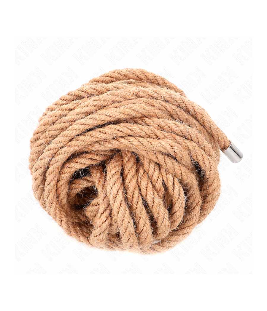 KINK - CORDE DE CHANVRE AVEC TÊTE MÉTALLIQUE 10 MÈTRES