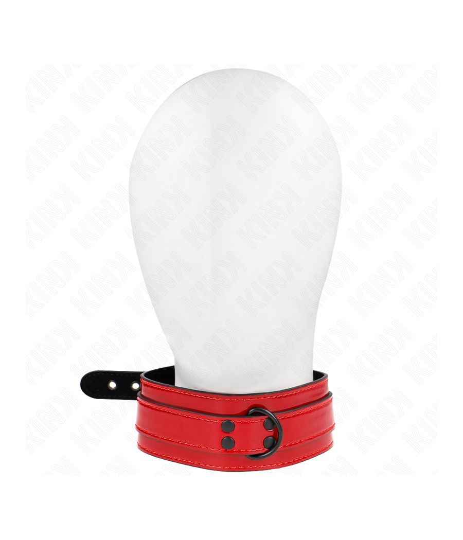 KINK - COLLIER AJUSTABLE ROUGE VIN 37,5-49,5 CM X 5 CM