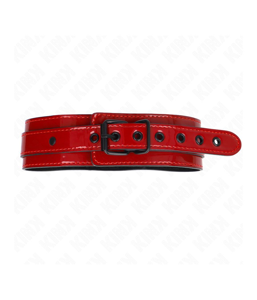 KINK - COLLAR AJUSTABLE ROJO VINO 37.5-49.5 CM X 5 CM