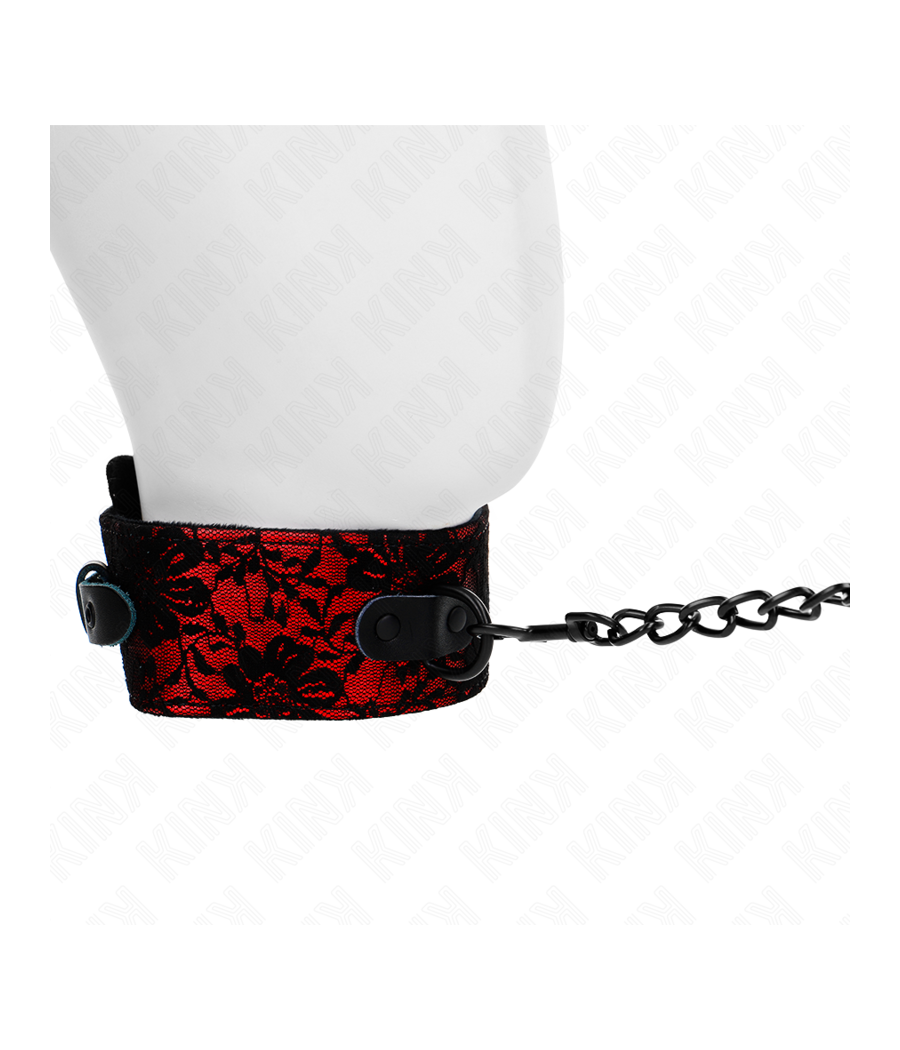 KINK - SPITZENKETTE MIT GÜRTEL MIT ECHTLEDERGÜRTEL 105 CM / 44 X 5,5 CM