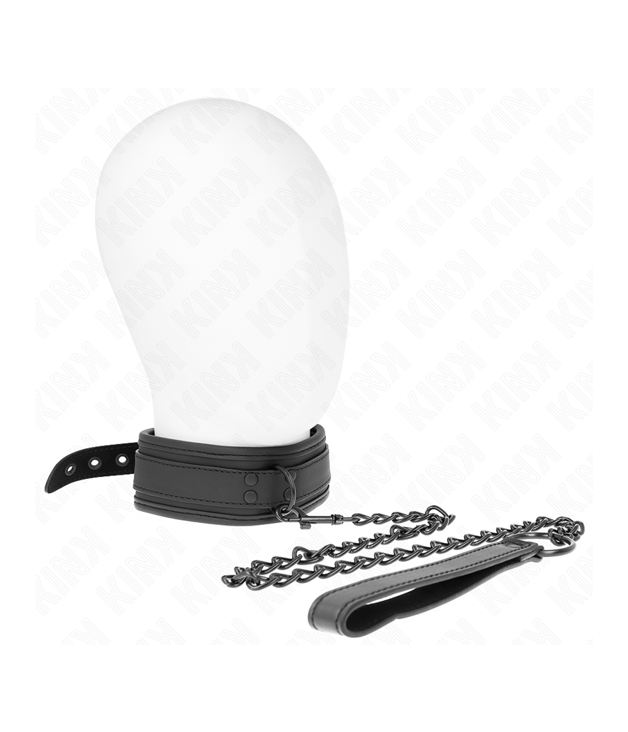 KINK - NEOPREN BONDAGE HALSBAND MODELL 1 MIT GÜRTEL 78 CM VERSTELLBAR 37,5 X 49,5 CM