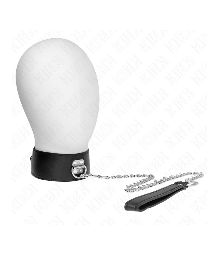 KINK - COLLAR CON CORREA 65 CM ANCHO NEGRO AJUSTABLE 33.5-41 CM X 5 CM