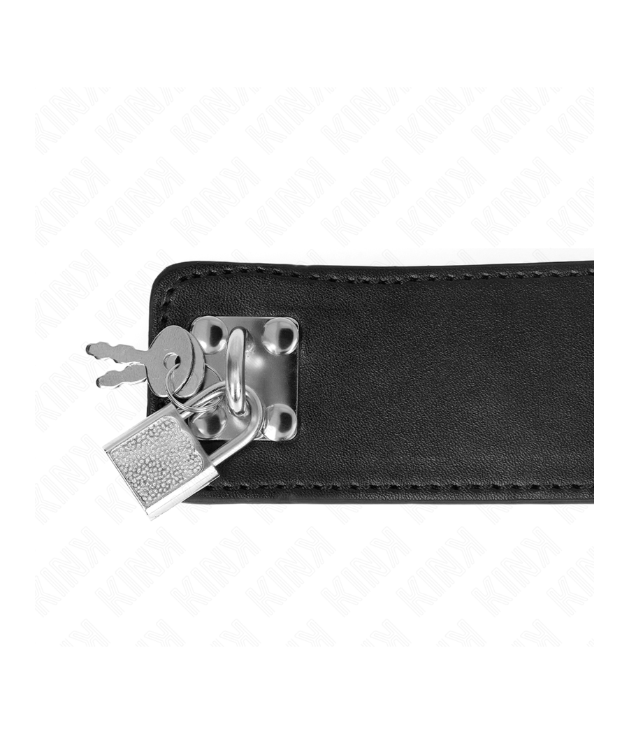 KINK - COLLAR CON CORREA 65 CM ANCHO NEGRO AJUSTABLE 33.5-41 CM X 5 CM