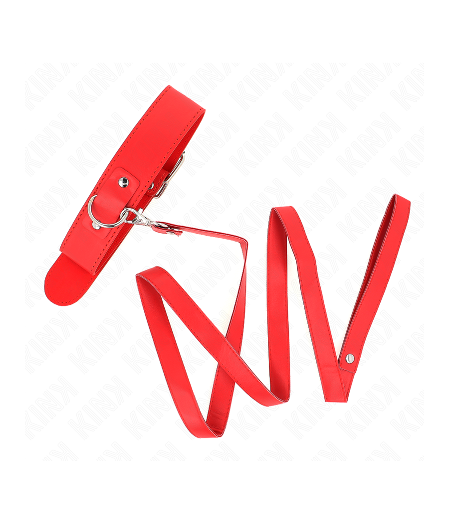 KINK - HALSKETTE MIT GÜRTEL 116 CM ROJO GURT VERSTELLBAR 32-50 CM X 8 CM
