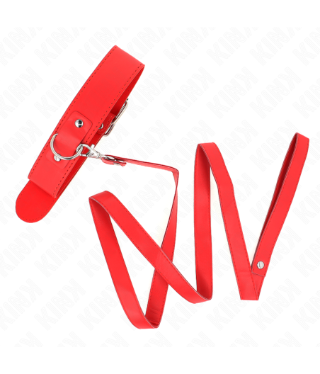 KINK - NECKLACE WITH BELT 116 CM ROJO STRAP ADJUSTABLE 32-50 CM X 8 CM