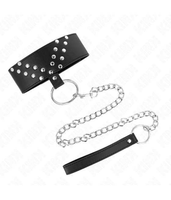 KINK - COLLAR CON CORREA 65 CM CON REMACHE EN V AJUSTABLE 36-43 CM X 5 CM