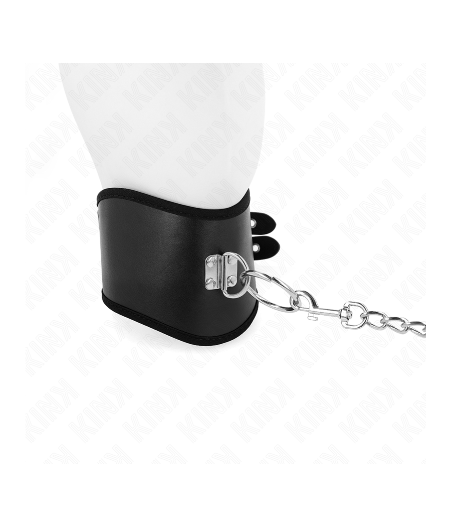 KINK - COLLIER 65 CM AVEC LARGE BRACELET RÉGLABLE 40-55 CM X 10 CM