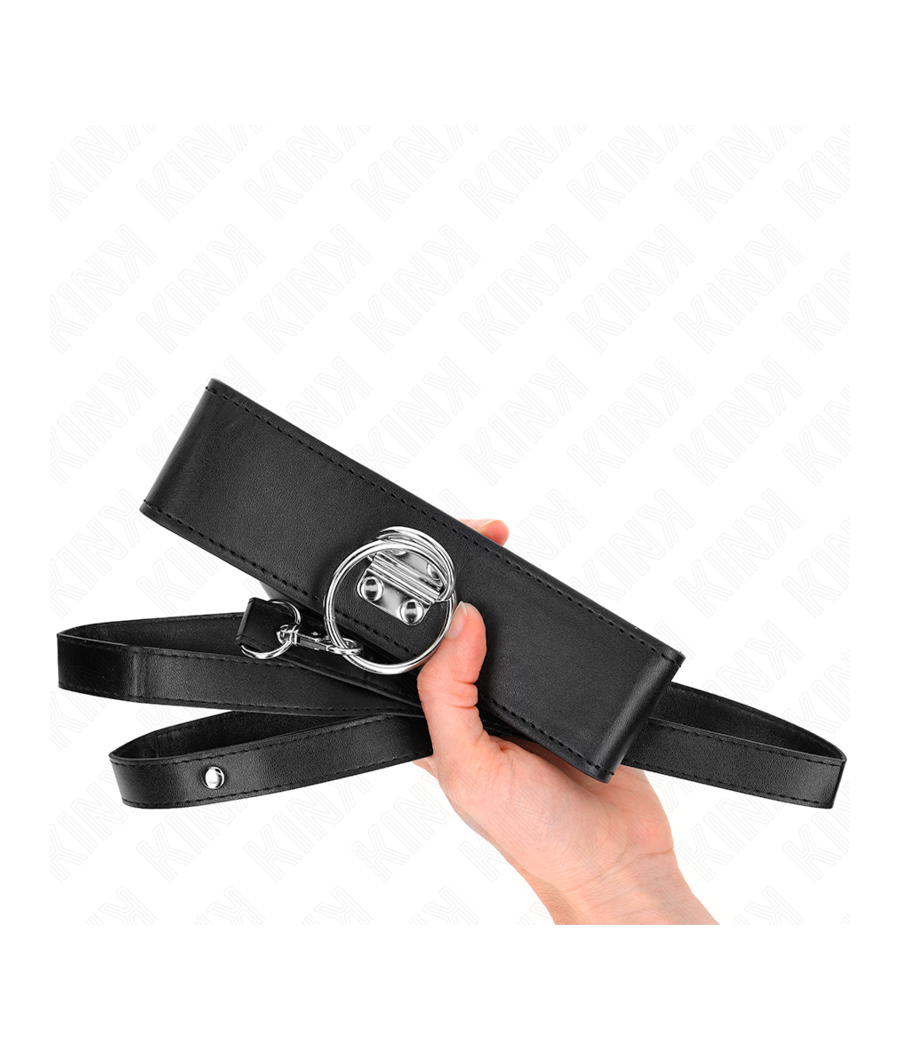 KINK - COLAR ESTUDDED 116 CM COM ALÇA DE COURO 50 X 5 CM