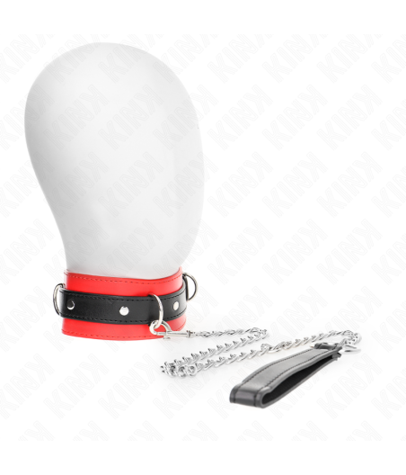 KINK - COLAR COM CINTO 65 CM COM ALÇA VERMELHA 54 X 4,5 CM