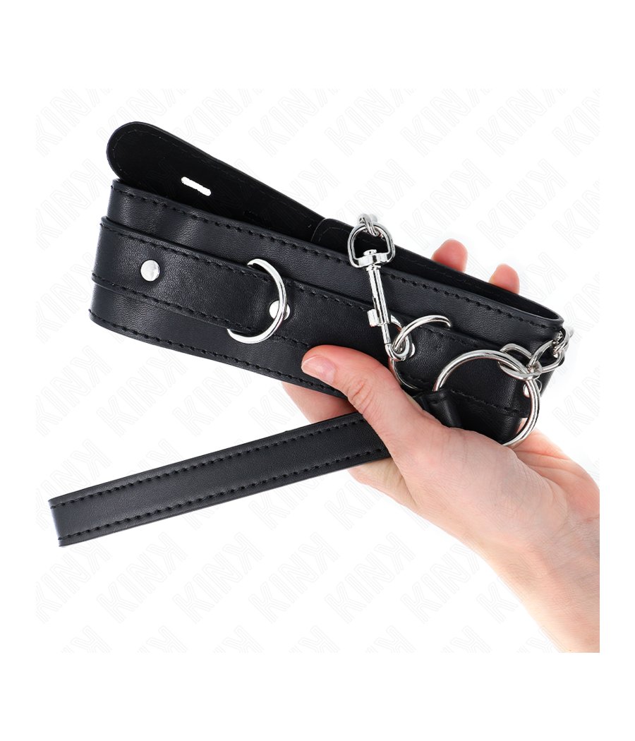 KINK - COLLARE CON CINTURA 65 CM CON CINTURINO NERO 54 X 4,5 CM