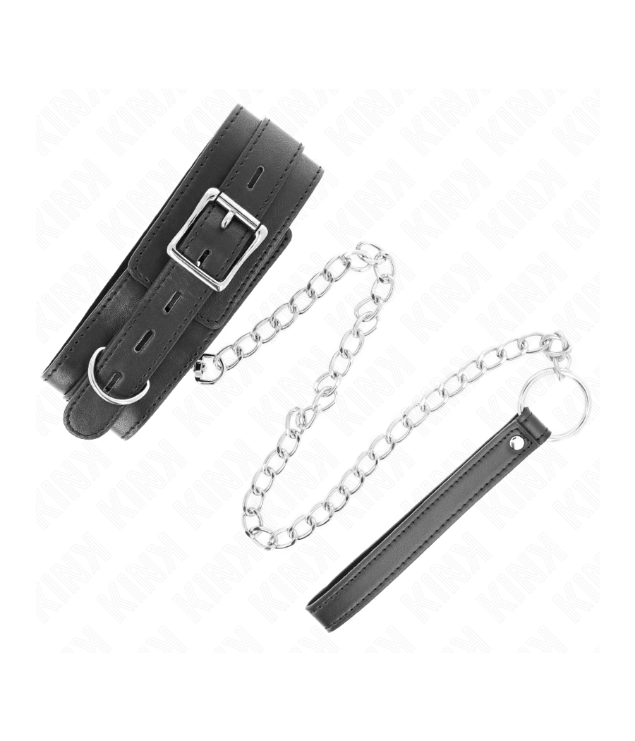 KINK - COLLIER AVEC CEINTURE 65 CM AVEC SANGLE NOIR 54 X 4,5 CM