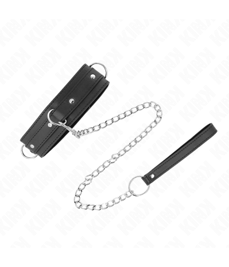 KINK - NECKLACE WITH LEASH 65 CM 3 RING MODEL 1 ADJUSTABLE 38-49 CM X 5 CM