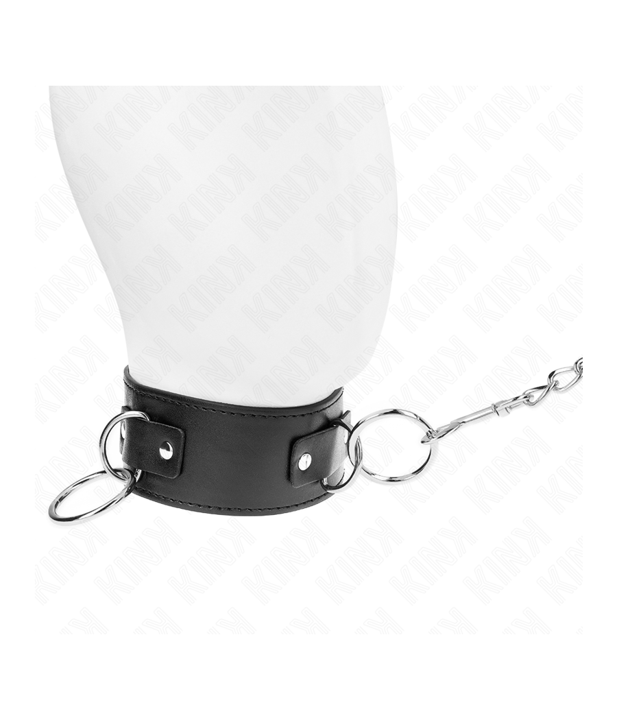 KINK - COLAR COM TRELA 65 CM 3 ANÉIS MODELO 2 AJUSTÁVEL 36-43 CM X 5 CM