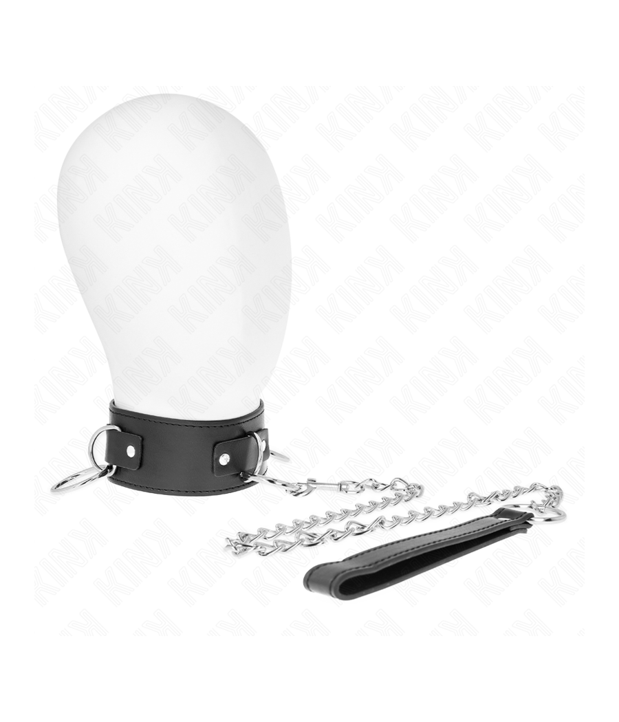 KINK - COLLANA CON GUINZAGLIO 65 CM 3 MODELLO ANELLI 2 REGOLABILE 36-43 CM X 5 CM