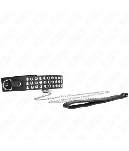 KINK - HALSKETTE MIT BAND 65 CM GLÄNZEND VERSTELLBAR 37-42 CM X 5,3 CM