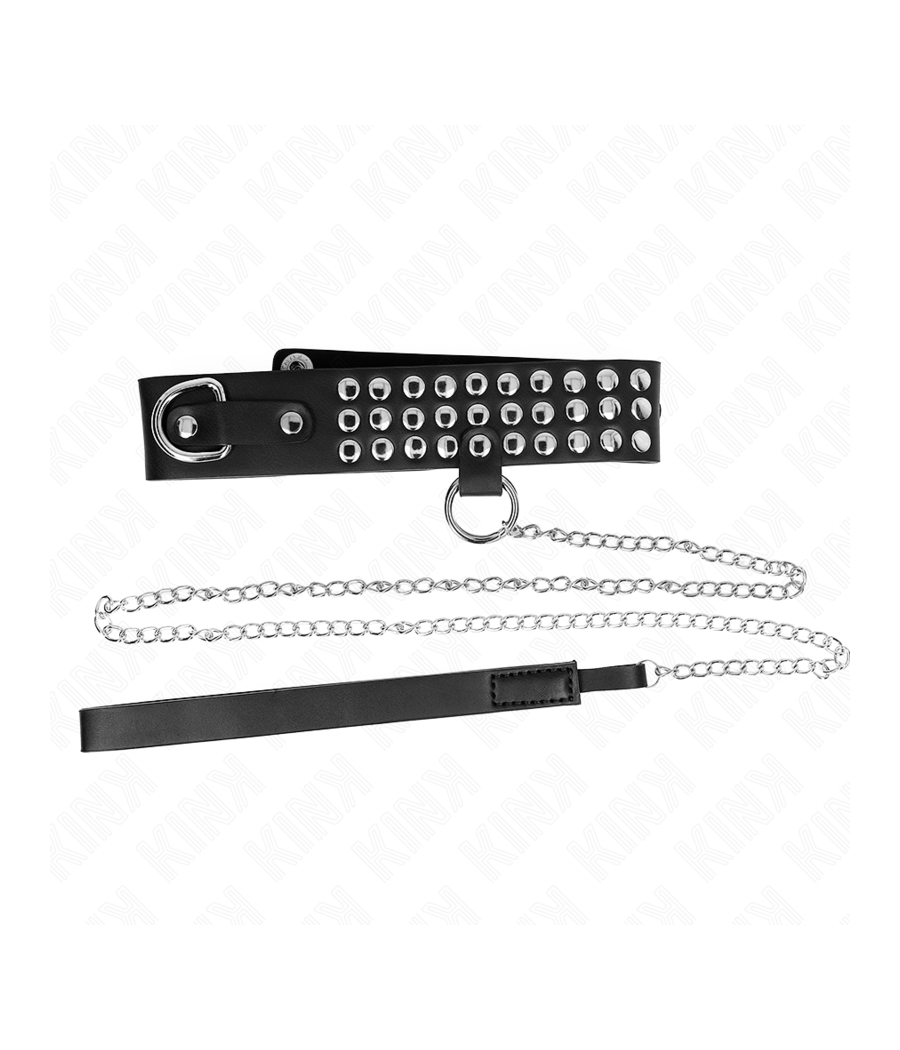 KINK - COLLAR CON CORREA 65 CM CON BRILLOS AJUSTABLE 37-42 CM X 5.3 CM