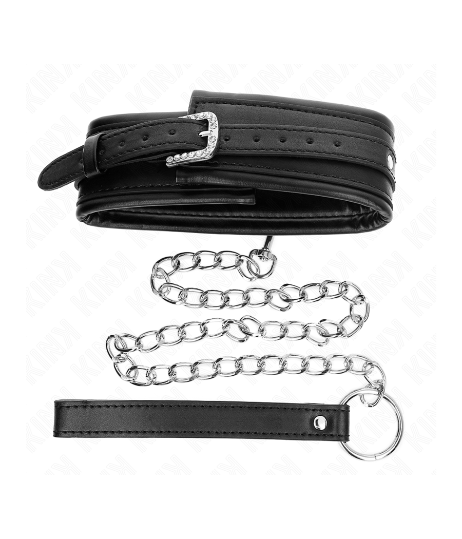 KINK - COLLANA CON CINTURINO CON FIBBIA LUCIDA 65 CM 48.5 CM X 5.3 CM