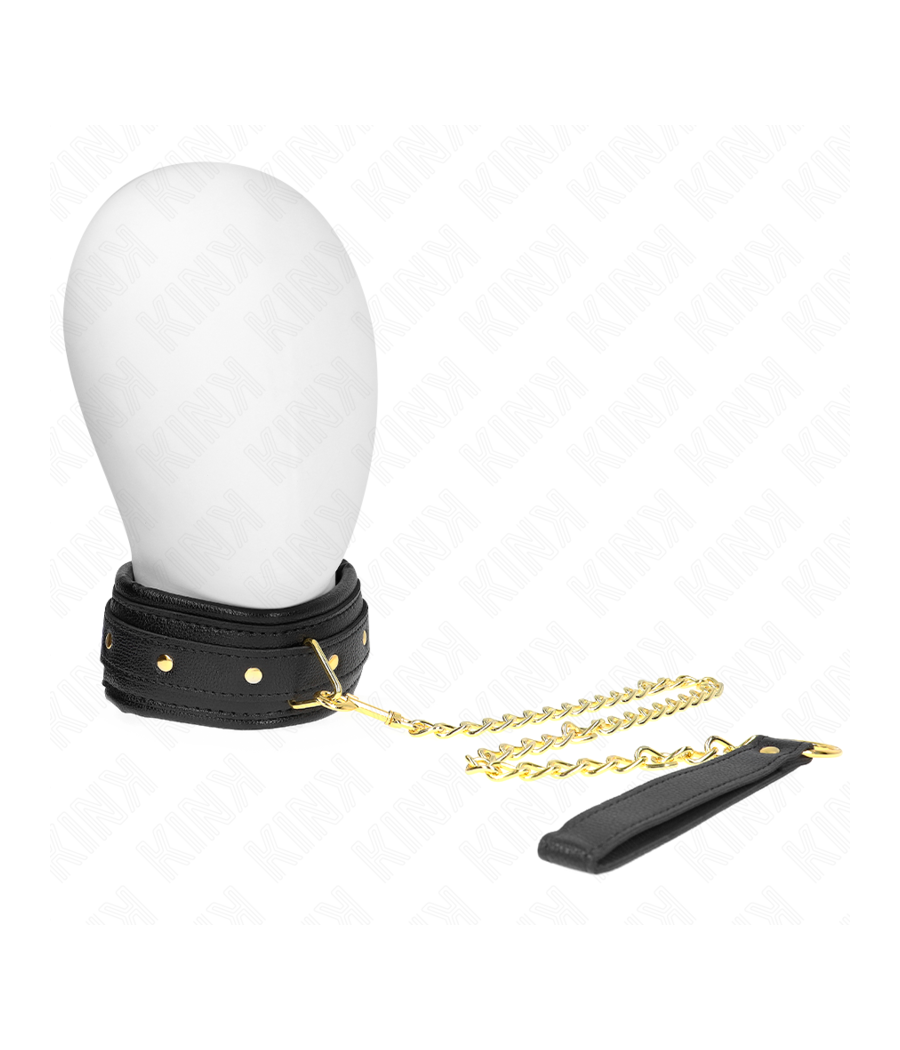 KINK - COLLANA CON CINTURINO IN SIMILPELLE SPUGNA MODELLO 1 REGOLABILE 37-54 CM X 3 CM