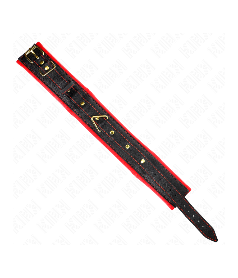 KINK - NECKLACE WITH SPONGE IMITATION LEATHER STRAP MODEL 2 ADJUSTABLE 37-54 CM X 3 CM