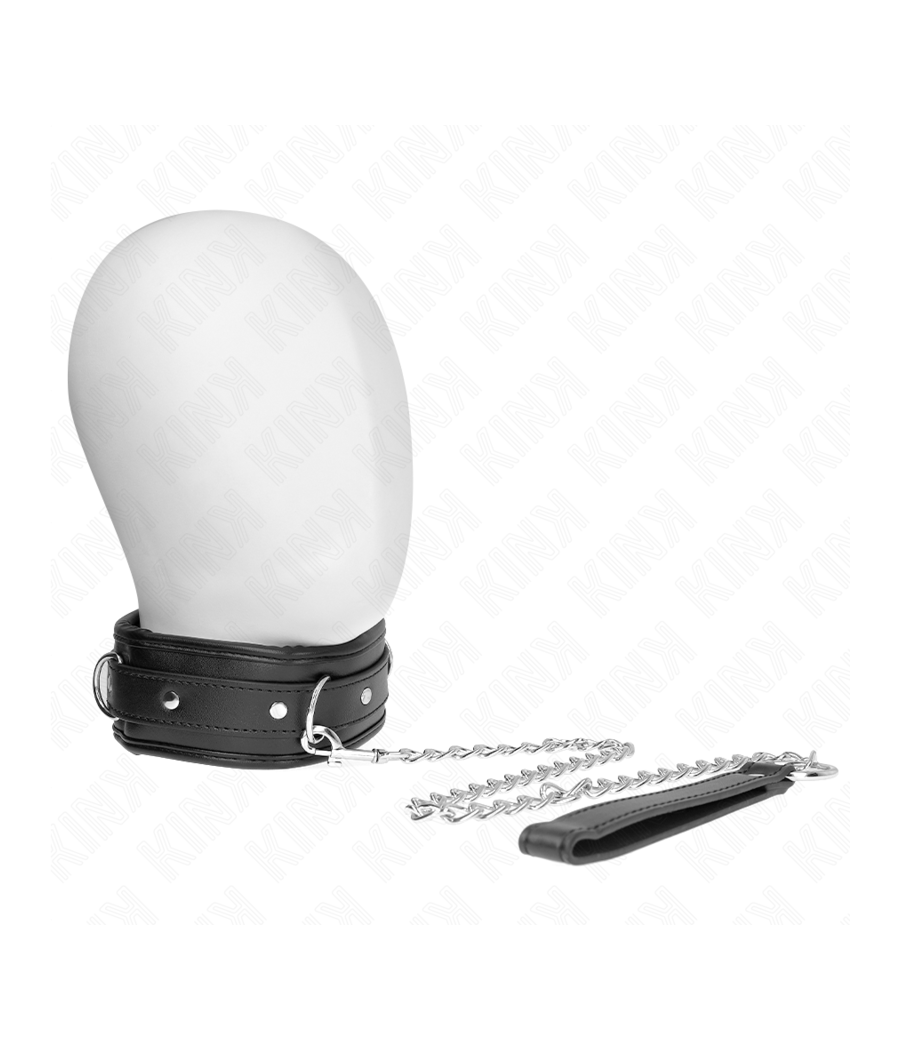 KINK - NECKLACE WITH SPONGE IMITATION LEATHER STRAP MODEL 3 ADJUSTABLE 37-54 CM X 3 CM