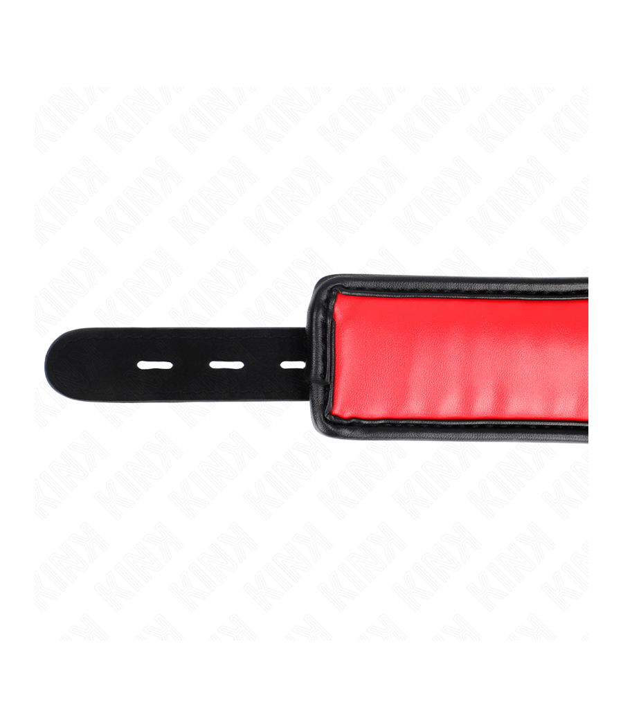 KINK - NECKLACE WITH SPONGE IMITATION LEATHER STRAP MODEL 3 ADJUSTABLE 37-54 CM X 3 CM