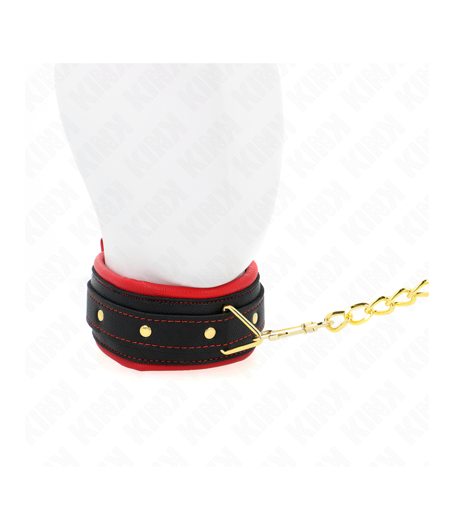 KINK - COLLIER AVEC LAISSE EN TISSU UNI AJUSTABLE 33-48 CM X 5,7 CM