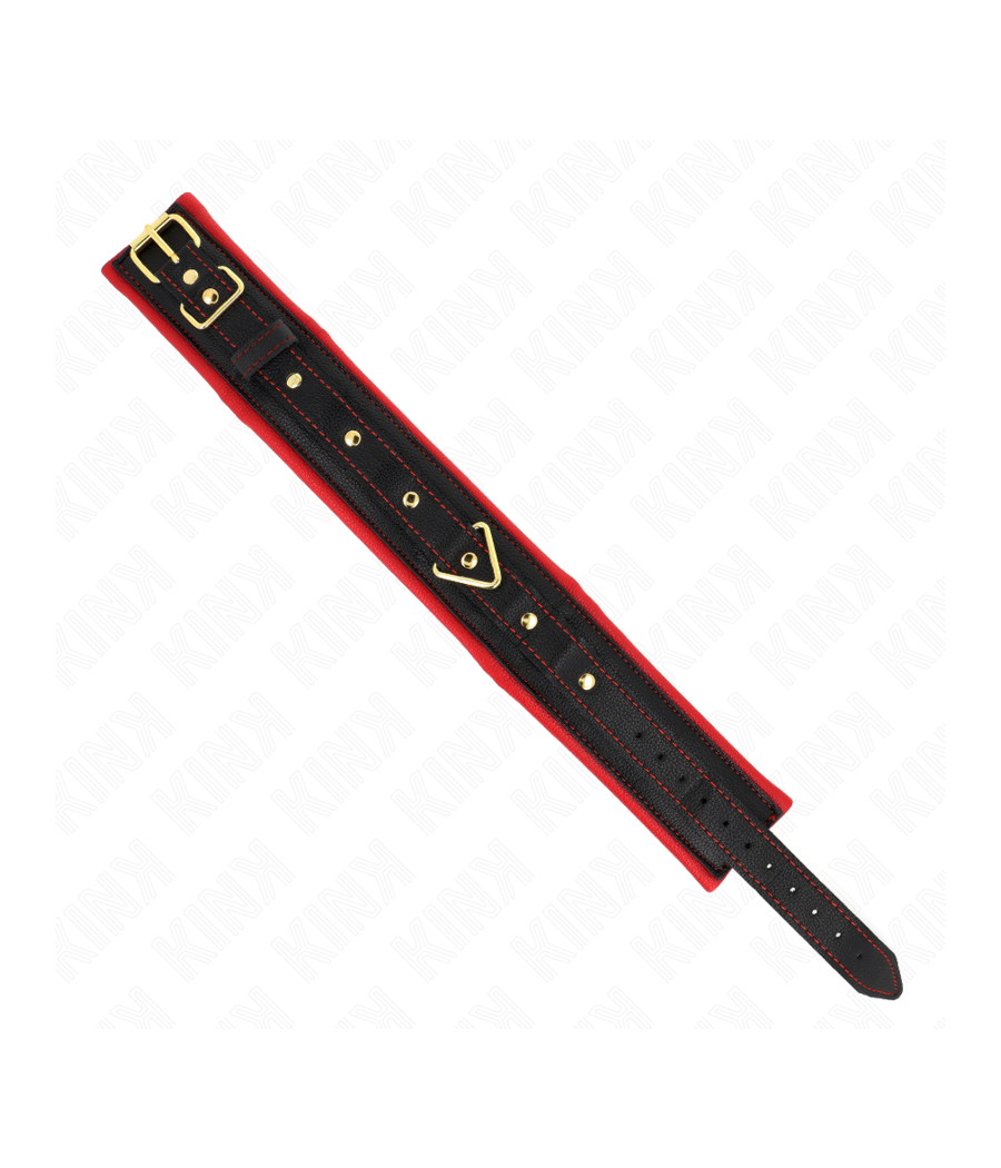 KINK - COLLARE CON GUINZAGLIO IN TESSUTO TINTO REGOLABILE 33-48 CM X 5,7 CM