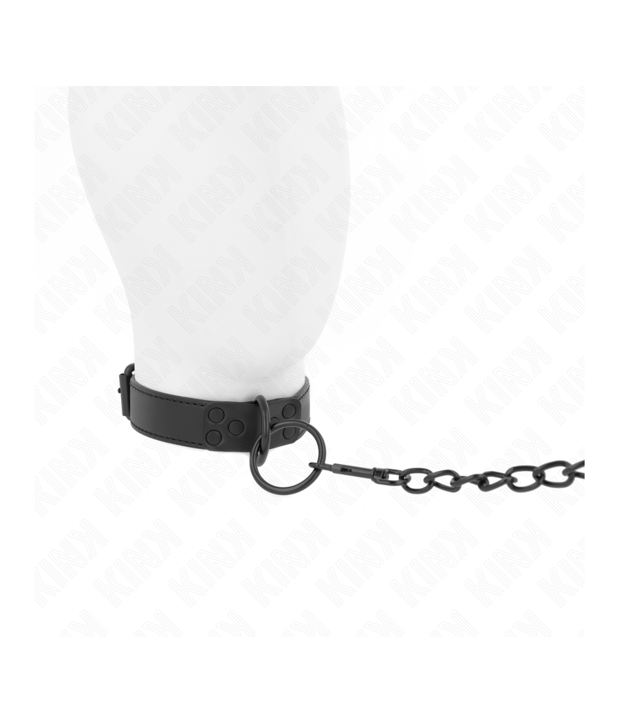 KINK - COLLIER AVEC LAISSE FONCÉE 65 CM AJUSTABLE 37-54 CM X 3 CM