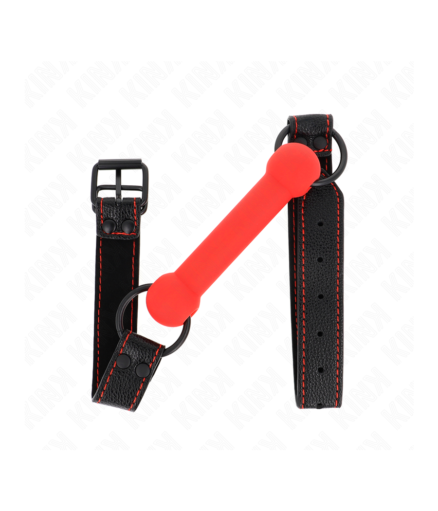 KINK - KNOCHENGAG MIT KUNSTLEDERBAND ROT VERSTELLBAR 41-57 CM