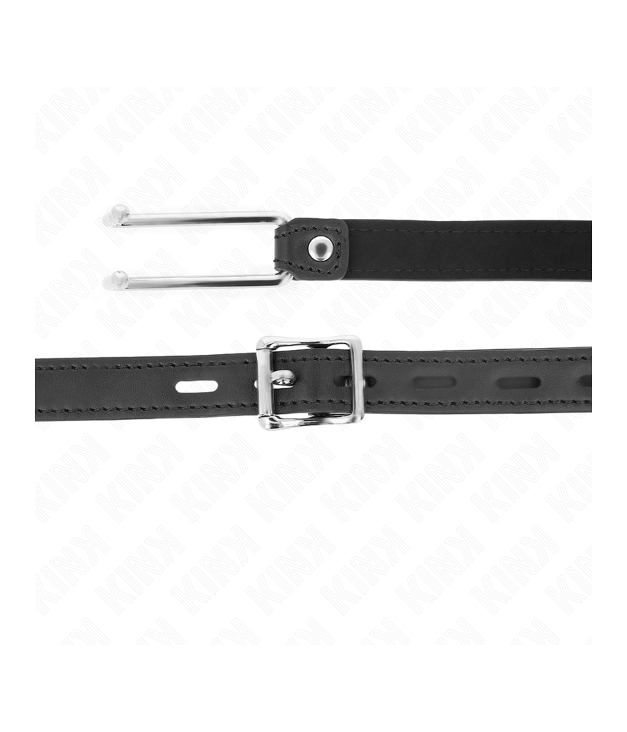 KINK - GANCIO IN METALLO 11.5 CM CON CINTURINO IN SIMILPELLE REGOLABILE 39-58 CM X 2 CM