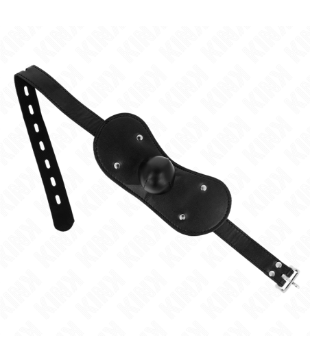 KINK - MÁSCARA BOCA BALL GAG COM FECHADURA AJUSTÁVEL 42-60 CM