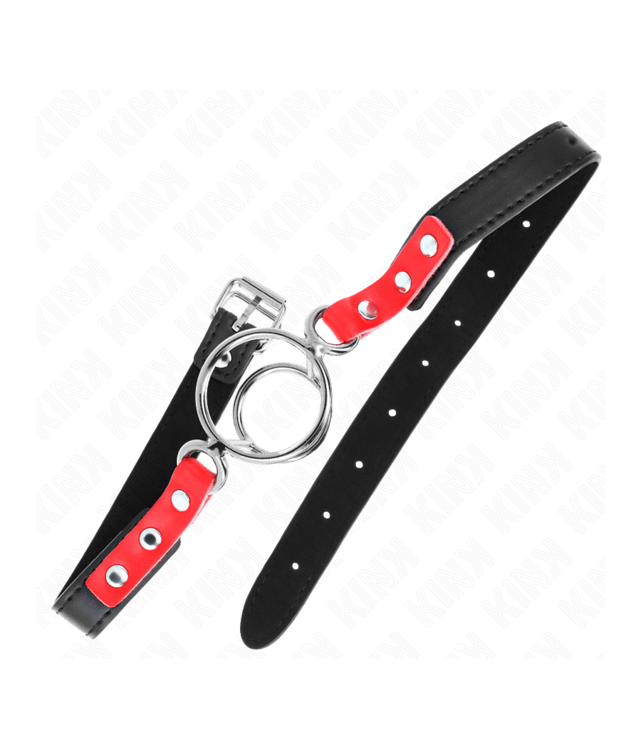 KINK - GAG CON O-RING MULTIPLI 4/4,8 CM ROSSO 38 X 56 CM