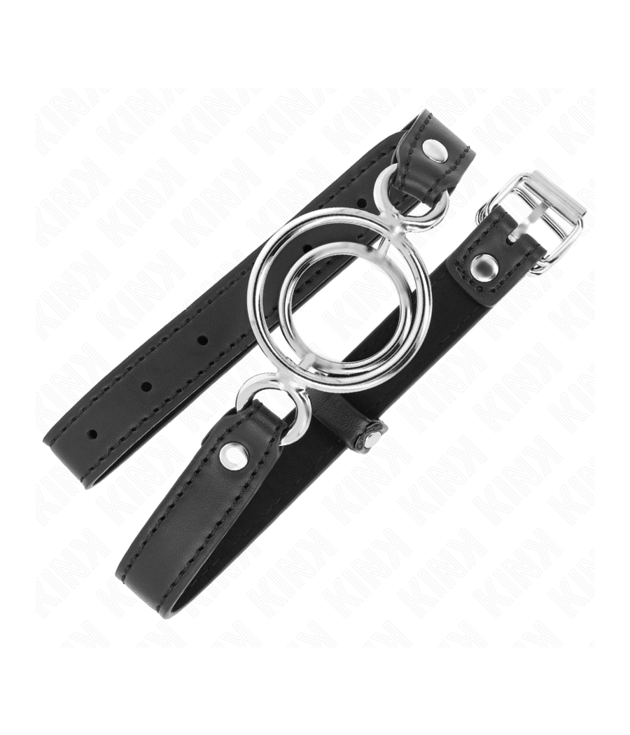 KINK - KNEBEL MIT MEHREREN O-RINGEN 5 CM SCHWARZ 63 X 2,5 CM