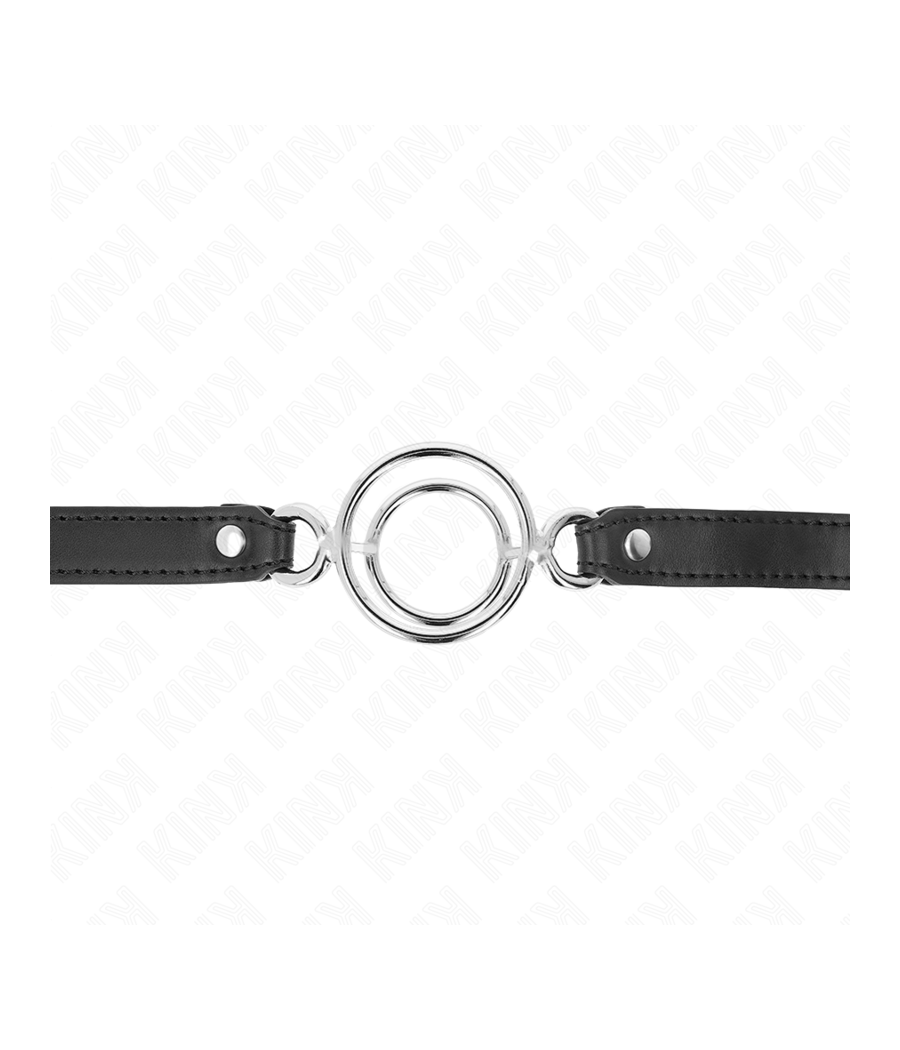 KINK - GAG AVEC PLUSIEURS O-RINGS 5 CM NOIR 63 X 2,5 CM