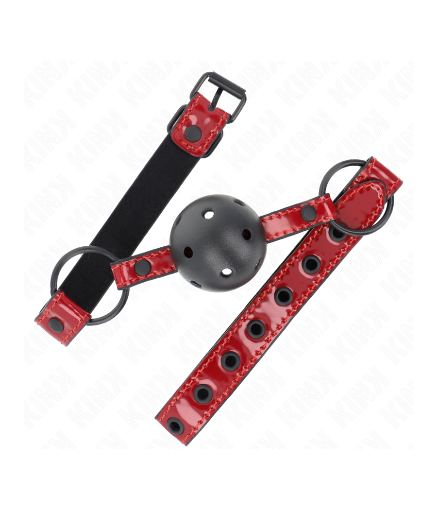 KINK - BOULE EN CUIR BRILLANT 4,5 CM BAG 63,5 X 2 CM AJUSTABLE 41 X 59 CM