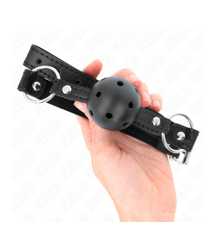 KINK - HOLLOW HARD BLACK BALL 4.5 CM GAG MODEL 1 63.5 X 2 CM