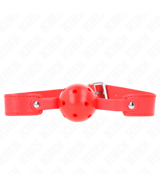 KINK - ROTER ATMUNGSAKTIVER BALL 4,5 CM Knebel 65 x 2,5 CM