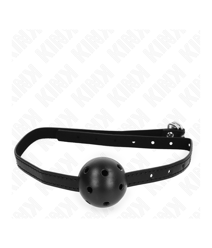 KINK - BOLA RESPIRÁVEL PRETA SIMPLICITY 4,5 CM MORDAÇA 62 x 1,5 CM
