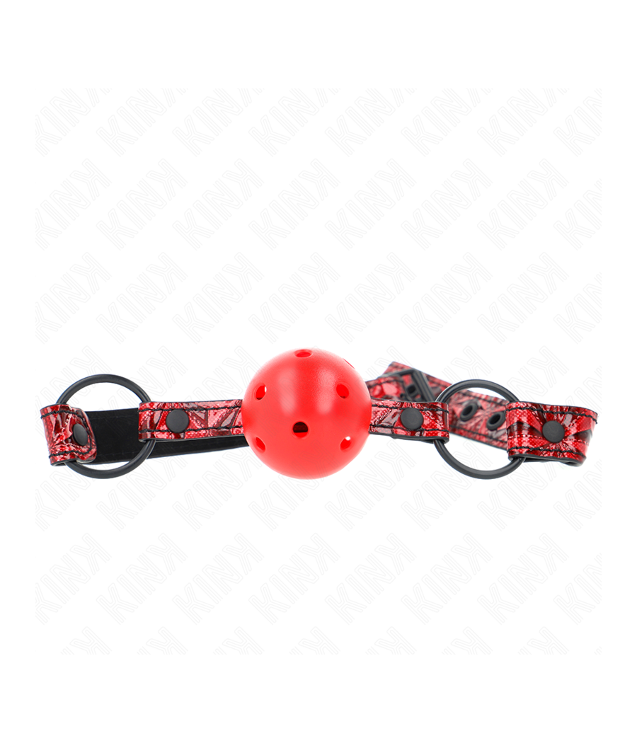 KINK - BOLA PADRÃO DIAMANTE 4,5 CM GAG MODELO 1 64,5 CM AJUSTÁVEL 42-60 CM