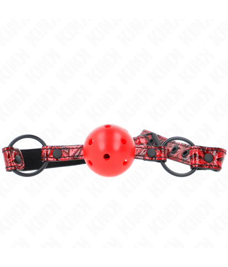 KINK - BOLA PADRÃO DIAMANTE 4,5 CM GAG MODELO 1 64,5 CM AJUSTÁVEL 42-60 CM
