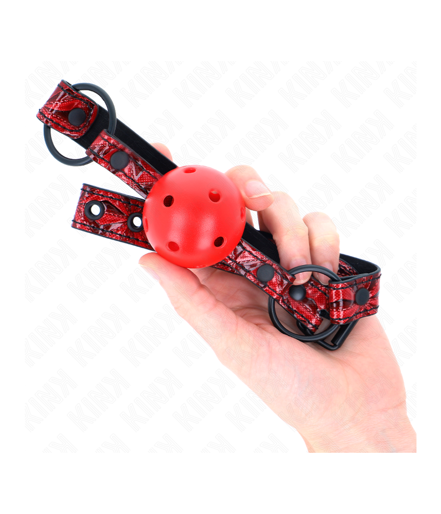 KINK - BOLA PADRÃO DIAMANTE 4,5 CM GAG MODELO 1 64,5 CM AJUSTÁVEL 42-60 CM