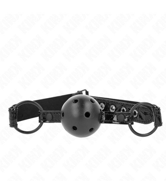 KINK - RAUTENMUSTER-BALL 4,5 CM GAG MODELL 3 64,5 CM VERSTELLBAR 42-60 CM