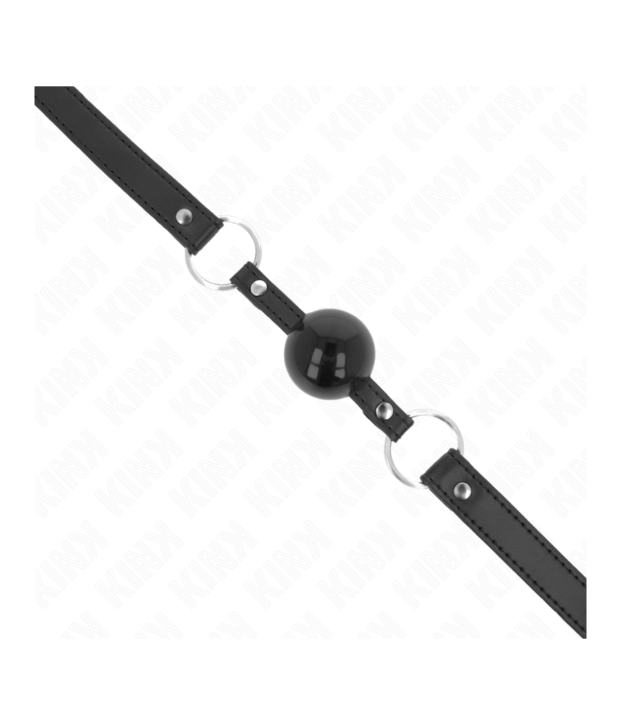 KINK - TPE BALL 4 CM GAG WITH BLACK LOCK 60 x 2 CM
