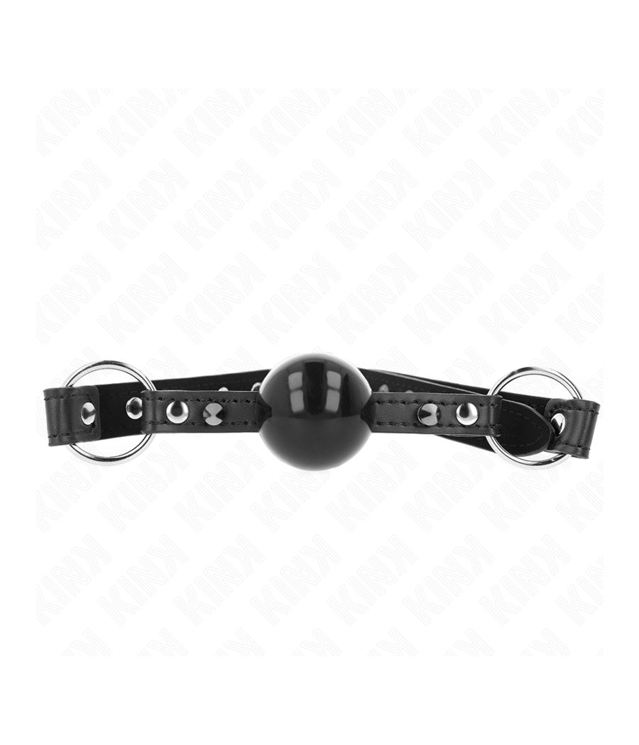 KINK - BÂILLON BALLE 4 CM AVEC POINTE RIVET ET SNAP LOCK 65 x 2 CM