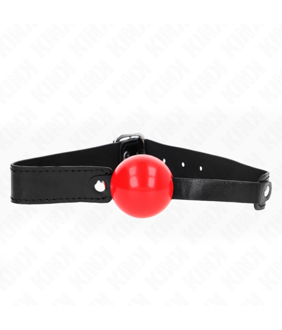 KINK - BALLE TPE SOUPLE 4 CM GAG MODÈLE 1 66 x 2,5 CM RÉGLABLE 41-61 CM