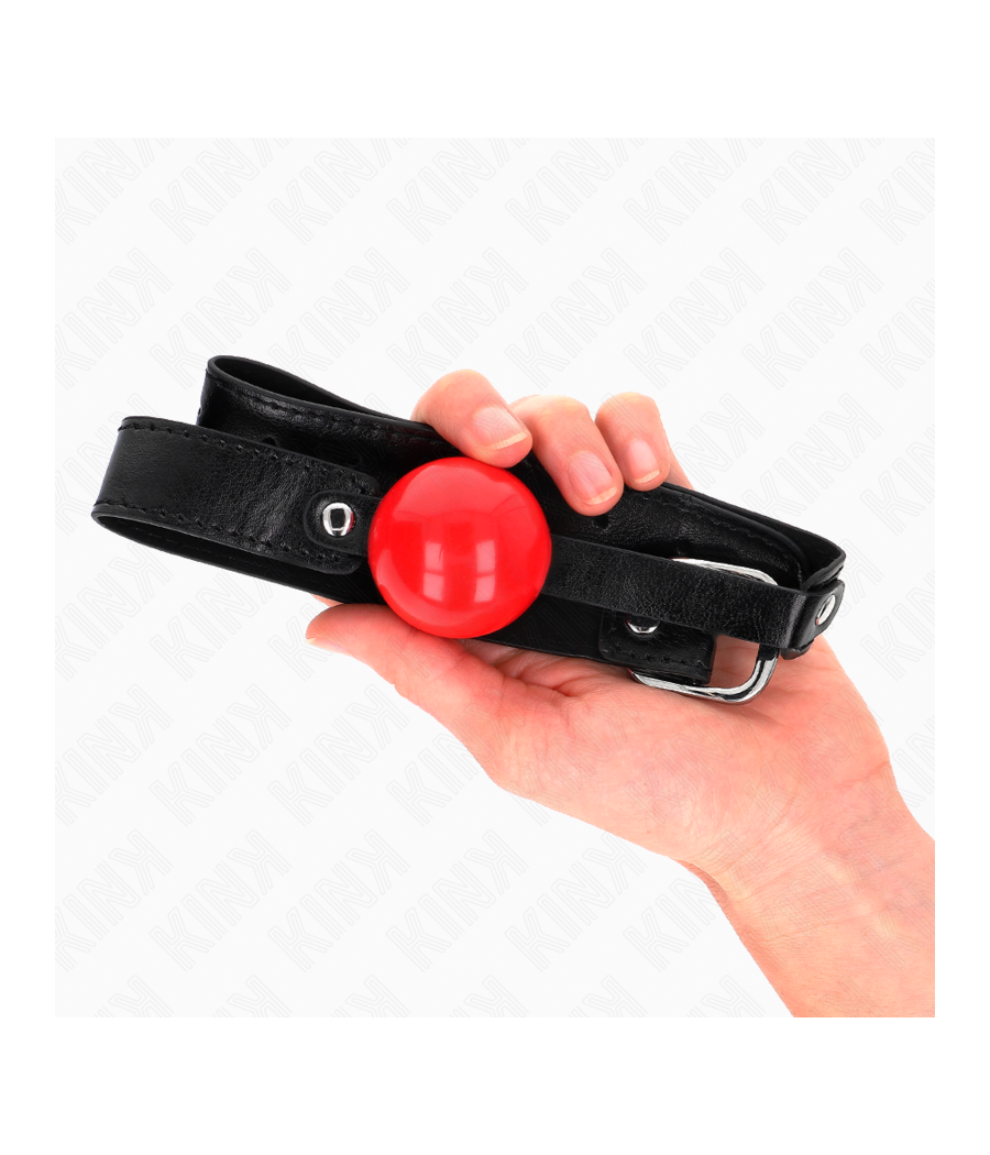 KINK - BALLE TPE SOUPLE 4 CM GAG MODÈLE 1 66 x 2,5 CM RÉGLABLE 41-61 CM