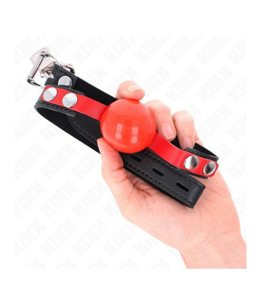 KINK - BALLE TPE SOUPLE 4 CM GAG MODÈLE 4 60 x 2 CM RÉGLABLE 37-52 CM